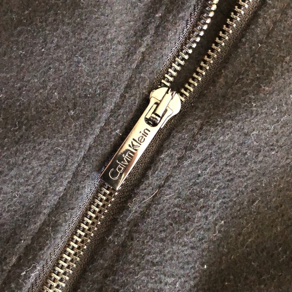 Wool blend Calvin Klein Moto style vest - Picture 7 of 10